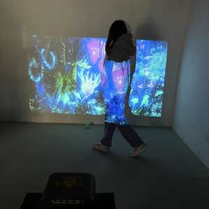 Proyector inteligente interactivo de alta calidad Android 11,0 2,4G/5G Dual WIFI software enlace de descarga <span class=keywords><strong>40</strong></span> efectos interactivos de resolución - Product Image 4