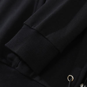 Fabricants de sweats à capuche en coton décontractés avec logo personnalisé, sweats à capuche avec strass, sweats à capuche unisexes personnalisés avec strass - Product Image 5