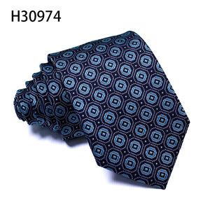 Classic Stripe Plaid Azul marino Hombres Corbata Fiesta de negocios Boda Normalmente Collares Moda Corbata Fábrica - Product Image 6