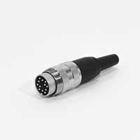 Conector de Cable Macho M16 IP40 de 3-8 Pines, 5A 250V, Compatible con la Serie Binder 723 para Sensores, Sistemas AISG, Contactos Chapados en Oro