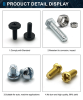 Vis de fixation M3 noire 10 mm à tête fraisée Phillips – Vente directe usine – Vis à tête fraisée Phillips
