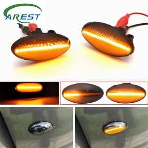 2 pièces <span class=keywords><strong>clignotant</strong></span> dynamique <span class=keywords><strong>LED</strong></span> <span class=keywords><strong>clignotant</strong></span> latéral pour Peugeot 307 <span class=keywords><strong>206</strong></span> 407 107 607 pour Citroen C1 C2 C3 C5 - Product Image 5