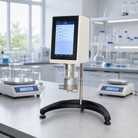 Yüksek Kaliteli Koni ve Plakalı Viskozimetre DV-IICPHB Mikro Hacim Test Cihazı, 7 İnç Renkli Dokunmatik Ekranlı