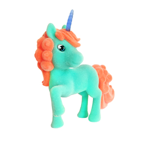 Figurine licorne en PVC floquée, boîte mystère, personnalisation de la couleur disponible, marque reconnue, fabrication OEM, usine de pointe - Product Image 2