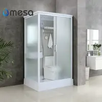 Cabine de douche portable de luxe, en plastique, robuste, portable, pour salle de bain, toilette, cabine