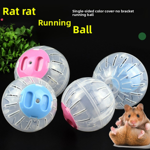 Cubierta colorida, bola para correr, mascota, hámster, oso dorado, juguete, suministros para mascotas, rodillo transparente, Bola de rueda deportiva de cristal para <span class=keywords><strong>fitness</strong></span> - Product Image 2