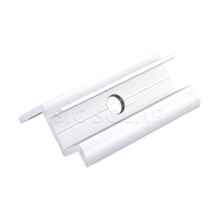 Pince d'extrémité pince de panneau solaire fixe ou réglable pour support solaire de système de montage solaire Mini Rail solaire