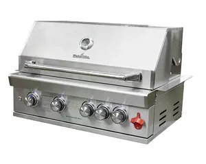 High Quality Stainless Steel Built In 4 Burner Gas Grill With Infrared Burner with AGA / CSA / CE Certificate