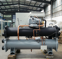 Système de refroidissement central industriel et commercial d'occasion de type vis, 329 kW, pour climatisation HVAC