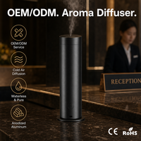 Diffuseur d'huiles essentielles intelligent fiable, corps métallique double liquide, électrique, programmable, contrôle par application, CE CB, pour magasin de détail, directement de l'usine