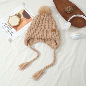 Bonnet en tricot torsadé 100 % acrylique pour l'hiver, décontracté, chaud, idéal pour l'extérieur par temps froid, vente en gros - Product Image 4