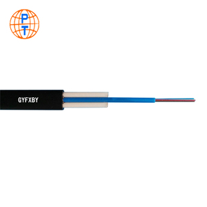 Cable de <span class=keywords><strong>fibra</strong></span> óptica de tubo Central autoportante, cable de comunicación plano, G652D, forma plana, GYFXBY, modo único - Product Image 1