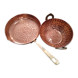 Sartén Kadai de Cobre y Acero Inoxidable Hecha a Mano, Diseño Moderno, Apta para Lavavajillas, Equipo de Cocina de Alta Calidad - Product Image 1