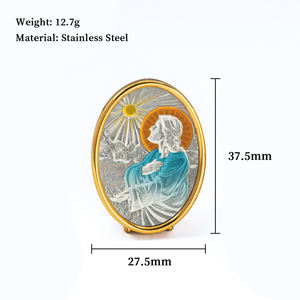 Figura Decorativa de <span class=keywords><strong>Jesús</strong></span> GIVELUCK, Acero Inoxidable, Hecha a Mano, Personalizable, Artesanal, Espiritual, Católica, Religiosa, Venta al por Mayor - Product Image 2