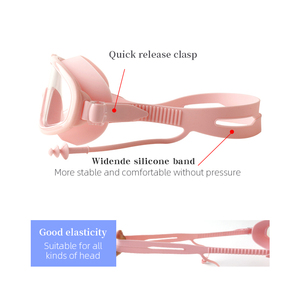 All'ingrosso <span class=keywords><strong>occhialini</strong></span> da nuoto chiari per bambini e adulti <span class=keywords><strong>con</strong></span> fascia e <span class=keywords><strong>naso</strong></span> a ponte da nuoto googles - Product Image 3