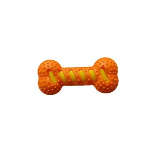 Juguete masticable ecológico de doble capa <span class=keywords><strong>para</strong></span> <span class=keywords><strong>perros</strong></span> Golden Retriever resistente a mordeduras, alivio del placer propio, mordedor de hueso con sonido automático - Product Image 5