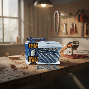 100FT Roll 3/8' .063'' Full Chisel <b>Saw</b> Chain with 40 Sets Matched Connecting Links and 25 Boxes Product Category <b>Saw</b> Blade - Product Image 3