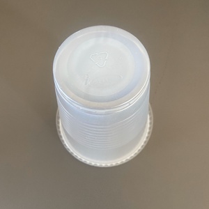 Sản xuất niêm phong PP trắng 7 Oz nhựa gia vị ly 200 <span class=keywords><strong>ml</strong></span> dùng một lần món tráng miệng ly - Product Image 4