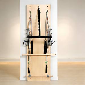 Pilates Reformer en bois durable, équipement de studio mural, Cadillac de Pilates mural commercial - Station d'entraînement complète - Product Image 4