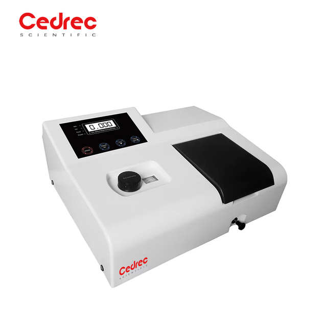 High Precision Visible Spectrophotometer, Professional Photometer Lab Instrument for Spectrum Analysis & Sample Testing
