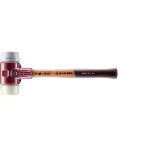 Halder ตะลุมพุก TPE-midd/nylon 3038.030 Simplex-TPE-MID พร้อมตัวเรือนเหล็กหล่อและที่จับไม้คุณภาพสูง - Product Image 1