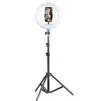 10 pouces fleur forme LED remplir anneau lumineux vidéo téléphone portable Photo Selfie beauté maquillage en ligne diffusion en direct photographie lampe