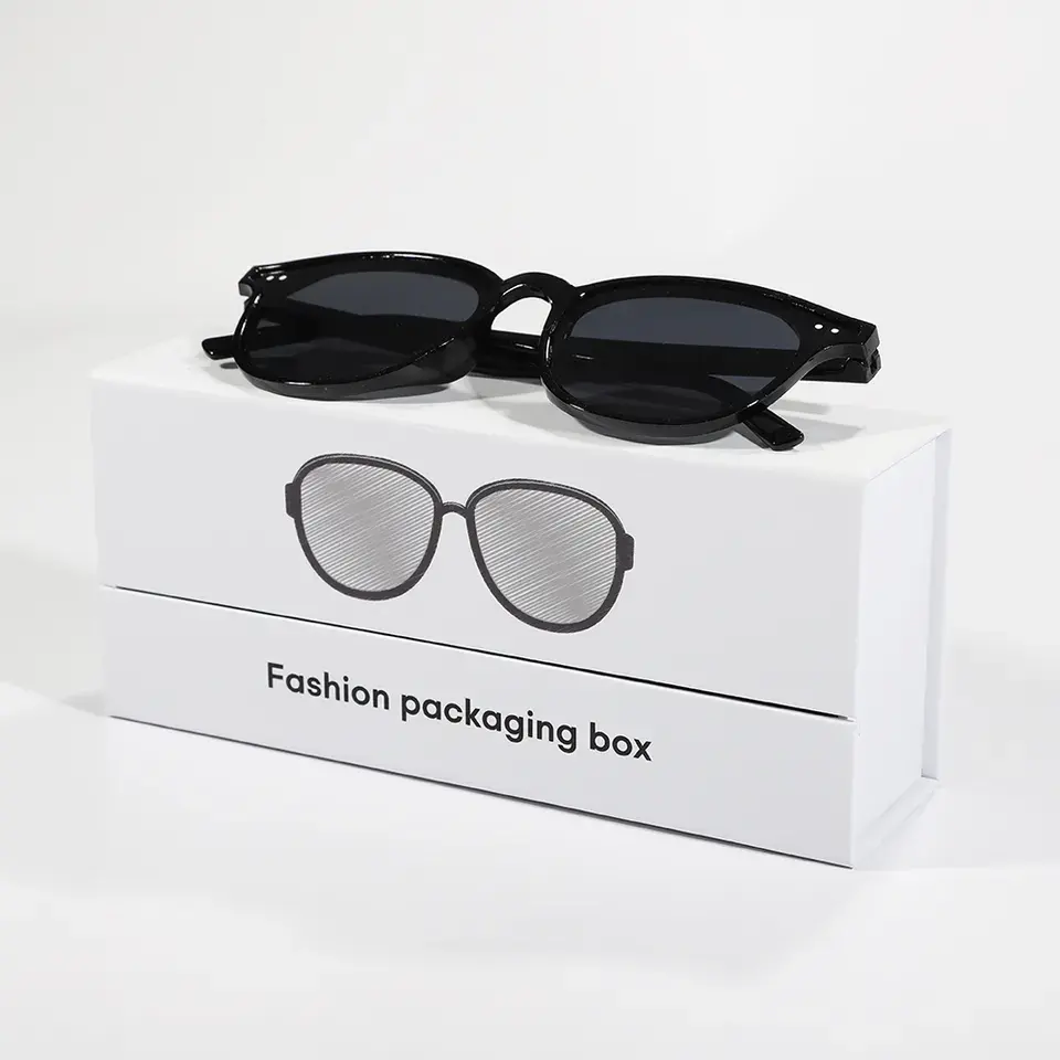 กล่องใส่แว่นตาแบบแข็งสำหรับใส่แว่นตากล่องใส่แว่นตากล่องกระดาษแข็งออกแบบโลโก้ได้ตามต้องการ