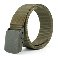 Ceinture tactique en nylon pour homme sur mesure en gros, style décontracté avec boucle automatique en alliage, ceinture résistante et durable, réglable