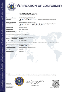 Đơn vị 12A + 6mm nổi rõ ràng igu thủy tinh cách nhiệt đôi kính 6mm thấp E Tempered Glass - Product Image 4