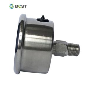 BCST High Accuracy Stainless Steel Gauge for Industrial Gas -0.1~25MPa <b>Range</b> 1 Year Quality Guarantee Y Stainless Steel Oil - Product Image 4