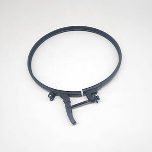 Noir Peint en acier inoxydable double paroi tuyau de cheminée verrouillage <span class=keywords><strong>pince</strong></span> à bande - Product Image 3