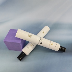 30ML White <b>Plastic</b> <b>Tube</b> For White Sunscreen Glass Skin SPF 50+ UVA/UVB Cosmetic Squeeze Packaging Soft Sunscreen <b>Tube</b> - Product Image 3
