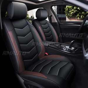 2 Fundas Universales para Asientos Delanteros de Coche, Antideslizantes, Protectoras, Impermeables, de Cuero PU, Resistentes al Sudor, Accesorios Interiores para Auto - Product Image 1