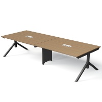 Bureau de travail modulaire en métal moderne, poste de travail collaboratif extensible pour 2, 4, 6 ou 8 personnes, espace ouvert pour le personnel de bureau