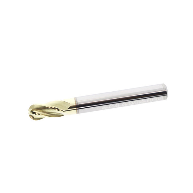 High Precision Ballnose D6*50 HRC 65 Sharp Edge TiCN Coated Climb Milling CNC Cutting Tools Solid Carbide End Mills Stainless