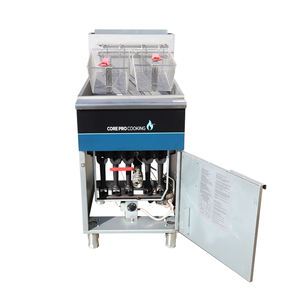 Friteuse à pommes de terre à gaz professionnelle en acier inoxydable à double panier pour les restaurants de restauration rapide et les magasins de restauration rapide - Product Image 6