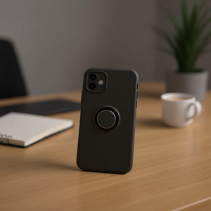 Custodia per telefono DAM TPU opaca con anello di supporto anti-caduta per iPhone 17 Air - Product Image 3