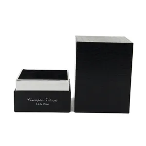 Custom Luxury 2-piece Lid And Base High End Square Bottom Scent Fragrance Perfume Gift Rigid Perfume Box