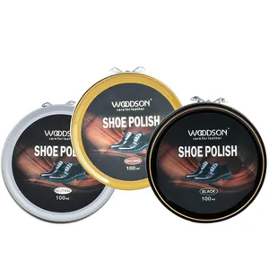 Beeswax polish with high shine effect for leather shoes polishing product care conditioner