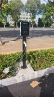 Pengisi Daya EV Rumah Tipe 2 AC 22kW Single Gun yang Dipasang di Dinding dengan Kontrol Aplikasi IP54