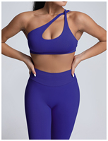 Short de sport sans couture, nylon mat hautement élastique, soutien-gorge de sport à bretelles croisées à maintien élevé