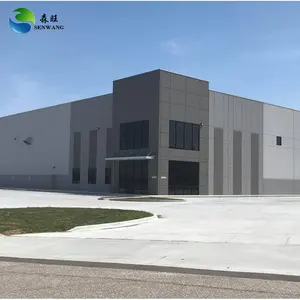 Low cost modern prefabricated storage building shed steel structure warehouse