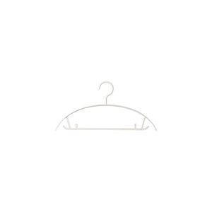 FaSoLa Plastic Clothes Hanger White Thickened Wide Shoulder Non-Slip Hook Type For Home Use - Product Image 5