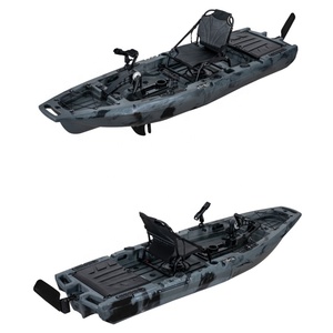 Kayak modulaire motorisé LSF de 2,8 mètres avec hélice en plastique pour lac ou rivière, kayak détachable - Product Image 5