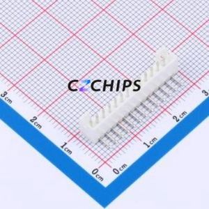 WAFER-PH2.0-13PWZ Wire-to-Board Pin Header Bent Lead Through Hole,P=2mm Connector 1x13P 2mm Right Angle Insert PH - Product Image 1