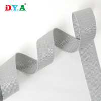 Vente directe usine – Sangle en polypropylène (PP) colorée à motif rainuré de 25 mm, 38 mm, 50 mm pour sacs à dos – En stock
