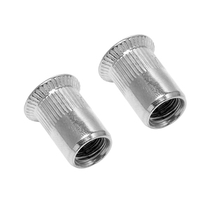 Tuerca remachable ciega redonda moleteada de acero inoxidable 304 con <span class=keywords><strong>rosca</strong></span> a la derecha, grado A2-70, para tratamiento de agua - Product Image 5