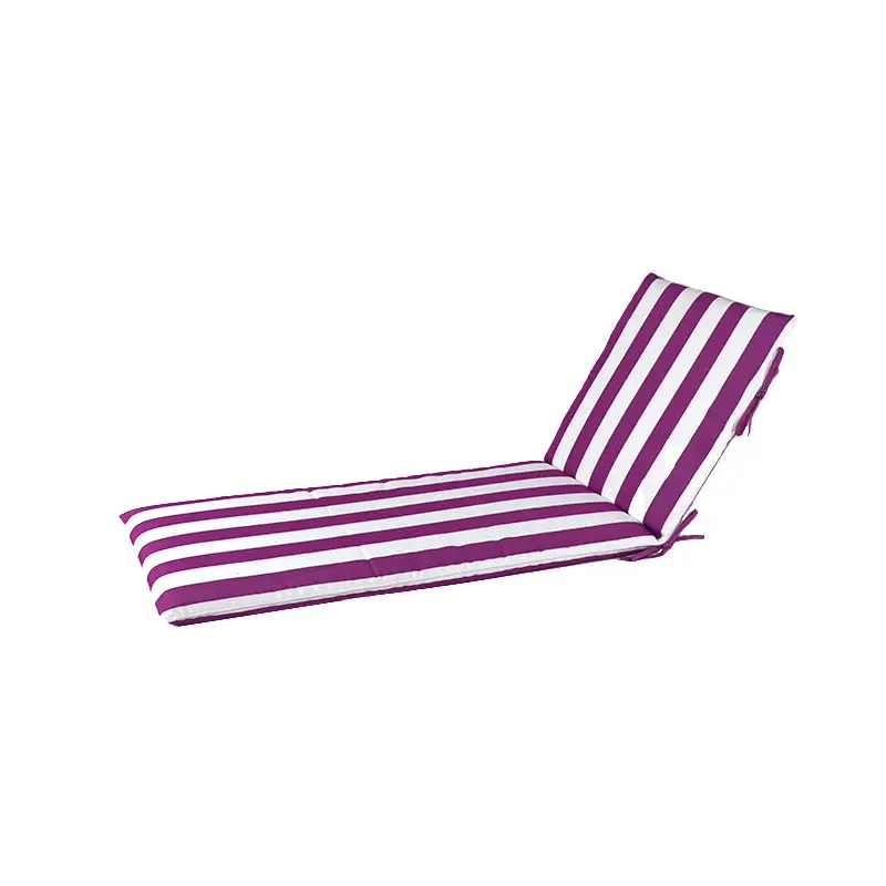 Best-selling can be customized waterproof striped style beach cushion for outdoor use