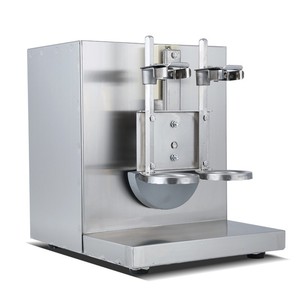 Machine à secouer les boissons commerciales en acier inoxydable à double tête entièrement automatique LJY120-2 pour thé aux perles - Product Image 1