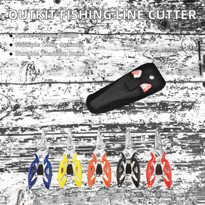 OUTKIT - Tijeras de Pesca de Aluminio y Acero Inoxidable, Cortador de Línea, Herramienta para Quitar Señuelos y Anzuelos, Accesorios para Pesca - Product Image 2
